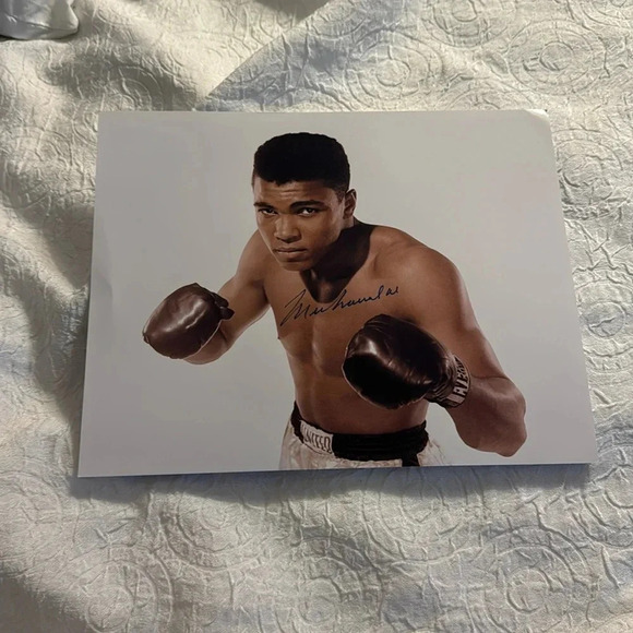 Boxing Muhammad Ali autographed photo - Picture 1 of 1